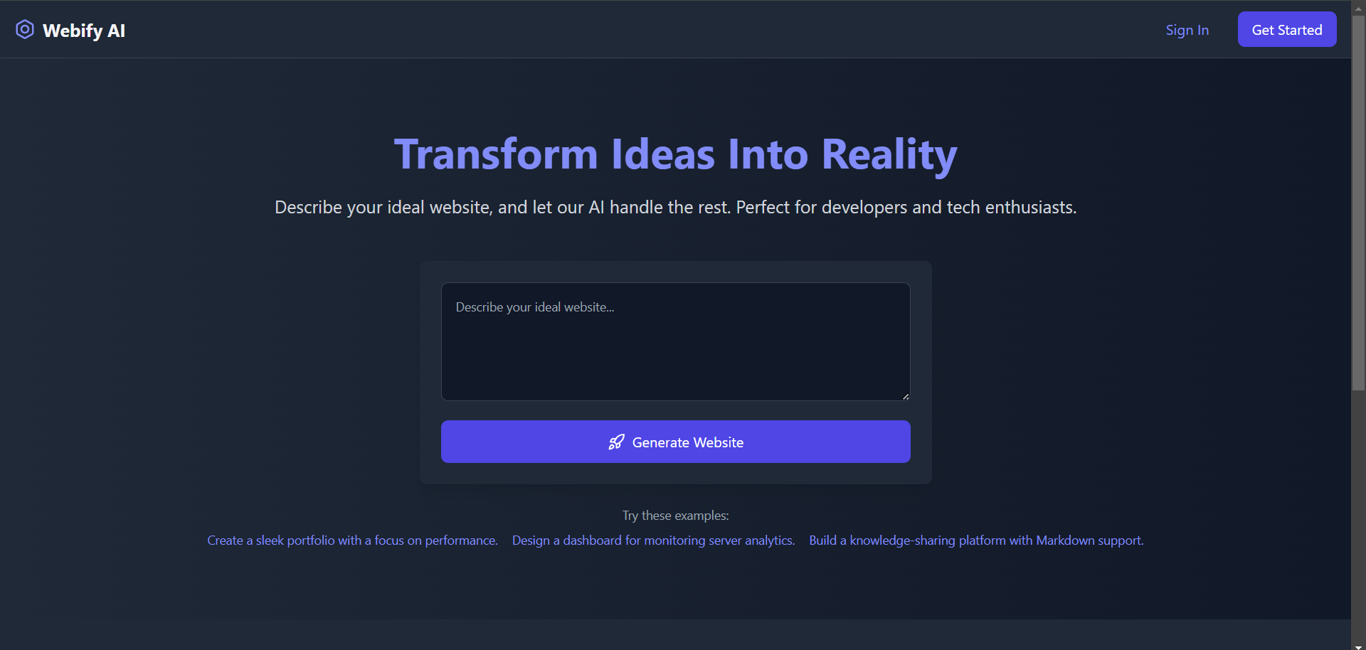 Featured project